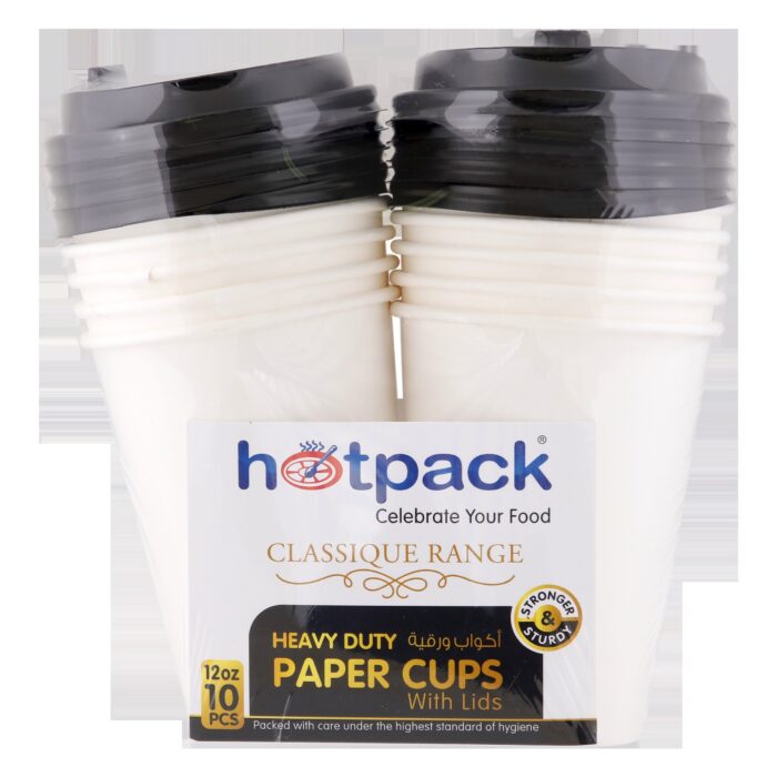 Paper Cup W/Lid - Image 1