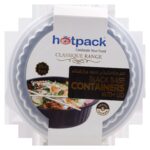 Hot Pack Microwave Container Round W/Lid Bb8399